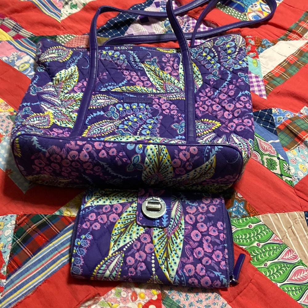 Purse and wallet set